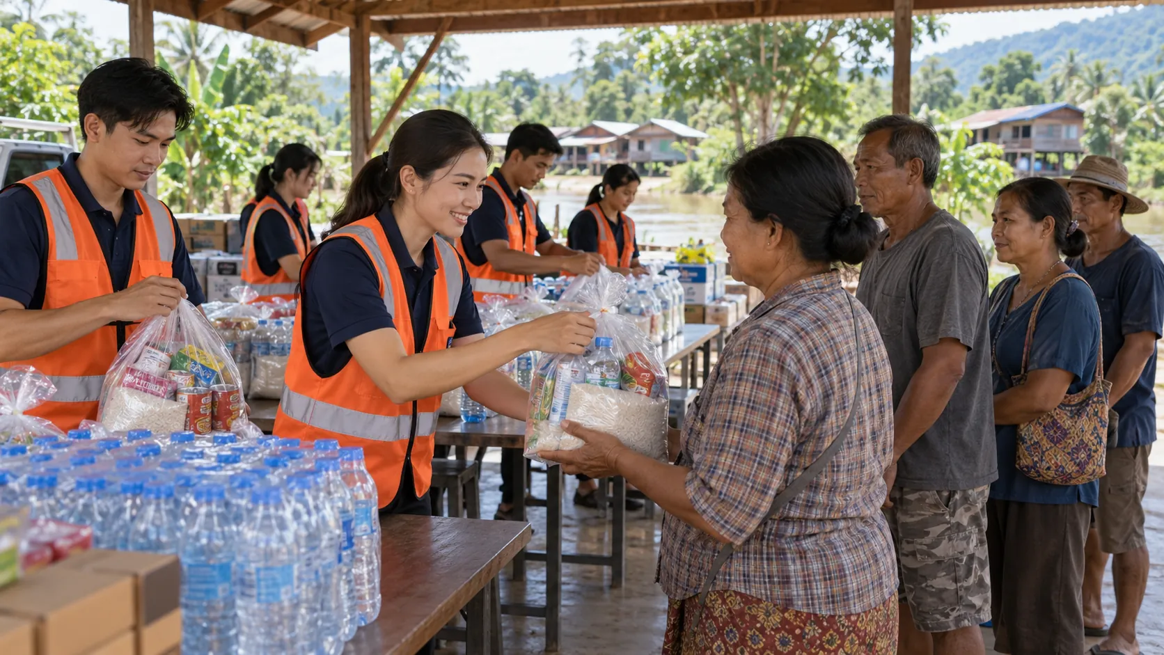 ภาพจำลองประกอบบทเรียนด้าน HADR และการฝึก ไม่ใช่เหตุการณ์จริง